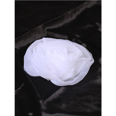 Брошь-цветок белая красивая женская