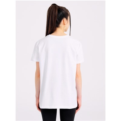 футболка 1ЖДФК4513001; белый / Аквамарин