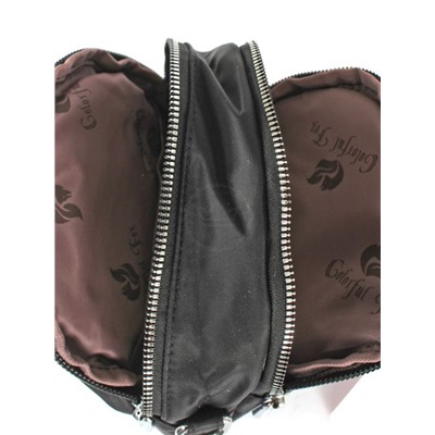 Сумка женская текстиль CF-2345,  2отд,  плечевой ремень,  черный 261363