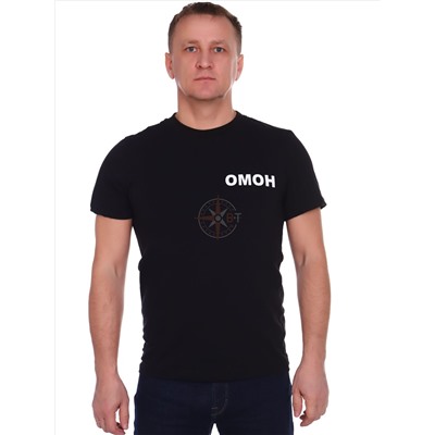футболка (кулирка) черная Омон