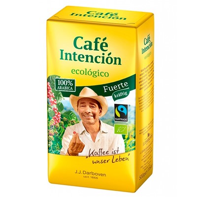 Кофе NTENCION Ecologico Fuerte Молотый 500 гр., 100% Арабика (Закончился срок годности 12/2022)