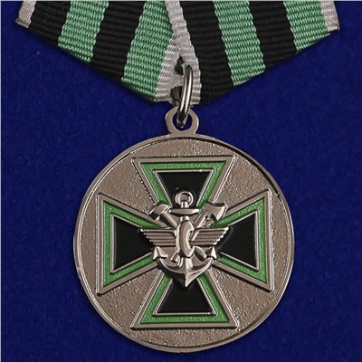 Медаль ФСЖВ "За доблесть" 2 степени на подставке, - для коллекционеров и истинных ценителей наград ФСЖВ №145
