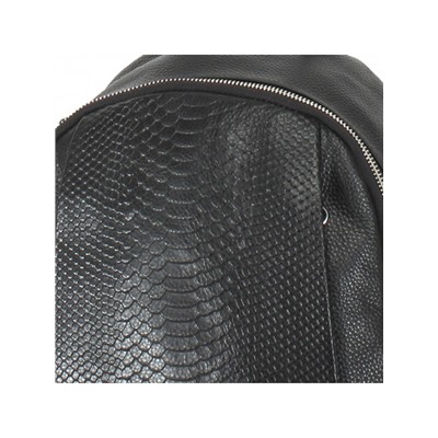 Рюкзак жен натуральная кожа GU 163-6016,  1отд,  5невш+4внут карм,  черный 232824