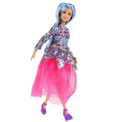 Кукла София модница, цветные волосы, в вечернем платье