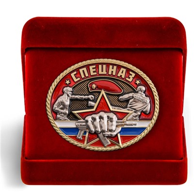 Настольная медаль "Спецназ" в футляре, – для коллекции №1376А (943)