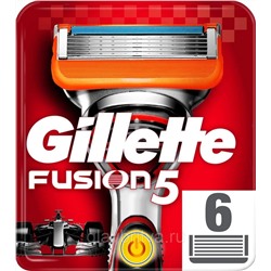 Кассета для станков для бритья Жиллетт Fusion-5 Power, 6 шт.
