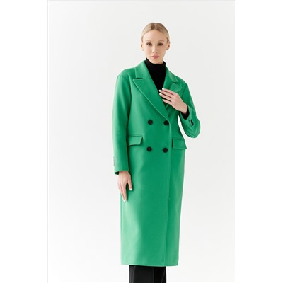 Пальто женское демисезонное 24102 (зеленый)