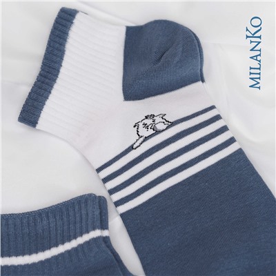 Упаковка Мужские носки спортивные (Узор 3) MilanKo N-158