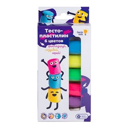 Набор ДТ Тесто-пластилин 6 цветов ТА1090 /Genio Kids