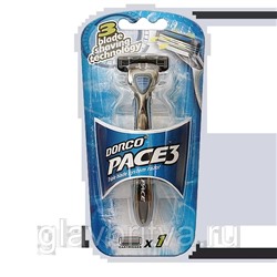 Станок для бритья DORCO PACE-3 с 3 лезвиями  (+1 кассета)