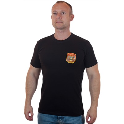 Черная футболка "Рожден в СССР", Долговечная модель из качественного хлопка