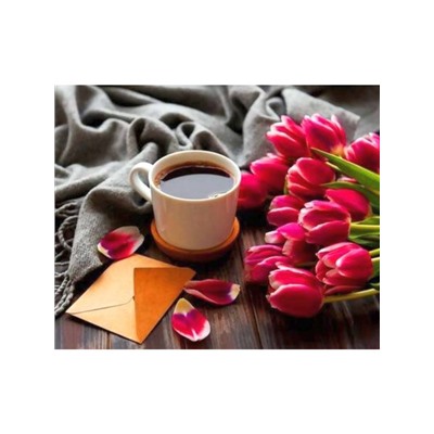 Тюльпаны и кофе