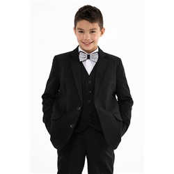 Черный школьный пиджак для мальчика, модель 0506/5