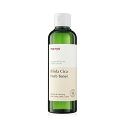 Manyo / Очищающий тоник для чувствительной кожи Ma:nyo Bifida Cica Herb Toner. 210 мл.