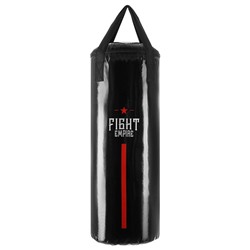 Мешок боксёрский FIGHT EMPIRE, на ленте ременной, 60 см, d=23 см, 11 кг, цвет чёрный