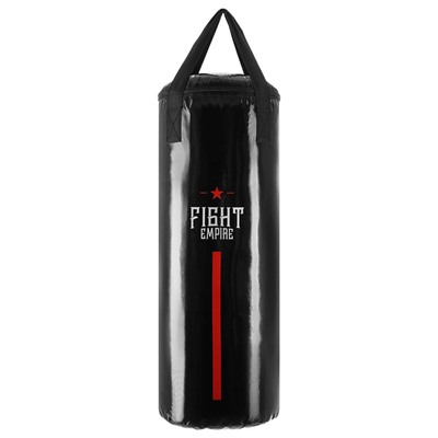 Мешок боксёрский FIGHT EMPIRE, на ленте ременной, 60 см, d=23 см, 11 кг, цвет чёрный