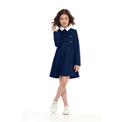 Синее школьное платье, модель 0149/1