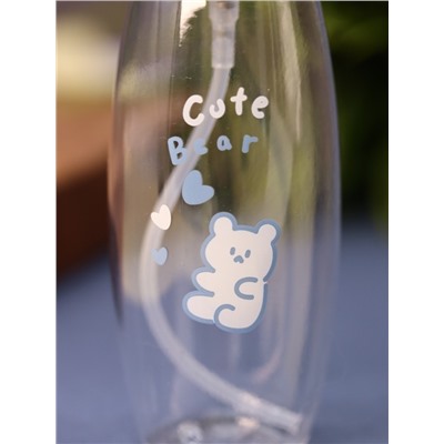 Дорожная бутылочка "Bear cute", blue (85 ml)