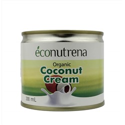 Кокосовыe сливки органические "Econutrena" жирность 22%, 200мл