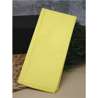 Бумага тишью "Classic", yellow, 50 х 66 см, 14 г/м2 (набор 10 шт.)