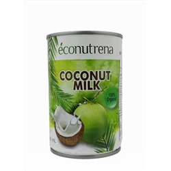 Кокосовое молоко органическое "Econutrena", жирность 17%, 400мл