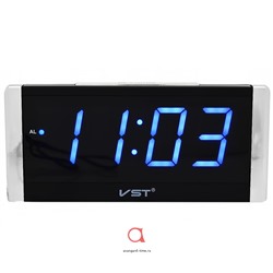 VST731-5 часы 220В син.цифры-30+USB кабель (без адаптера)