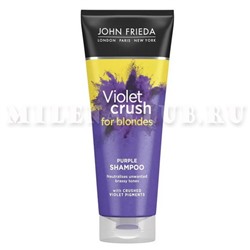 John Frieda Sheer Blonde Шампунь с фиолетовым пигментом для нейтрализации желтизны светлых волос Violet Crush 250 мл